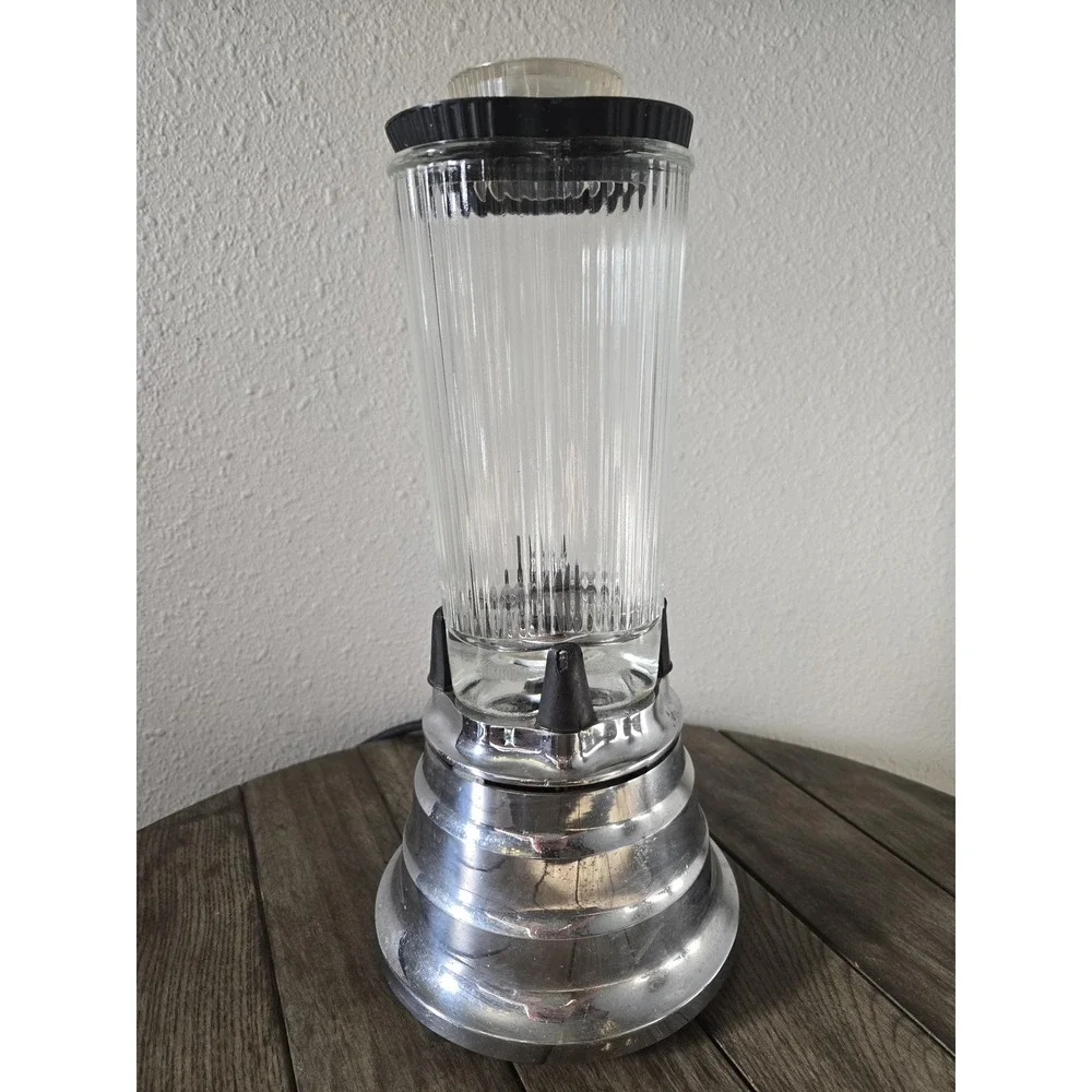 Vintage 1930 Waring Blendor Model SS Beehive Ribbed Blender Jar Works MCM Retro